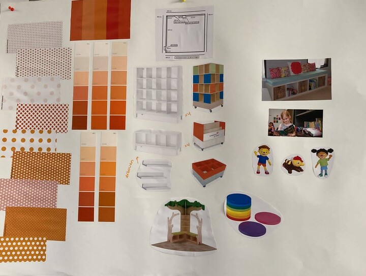 Moodboard schoolbibliotheek